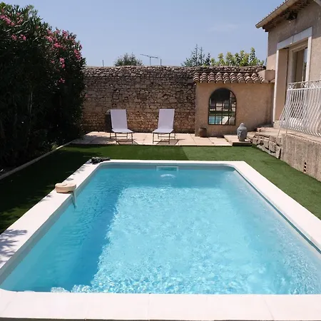 Pretty Detached House With Swimming Pool In The Village Of Mouries